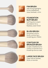 Bộ cọ AOA Hero Brush Set + Silicon Travel Case