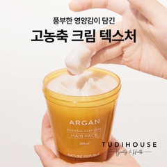 SIZE 200ML - Kem ủ tóc Nature Republic Argan Essential Deep Care Hair Pack