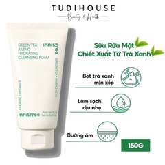 Sữa rửa mặt INNISFREE Green Tea Amino Cleansing Foam 150g