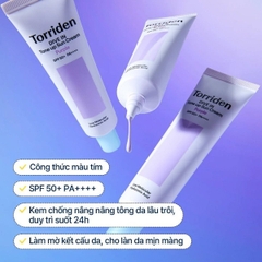 Kem Chống Nắng Torriden Dive In Tone Up Sun Cream Purple SPF50 60ml