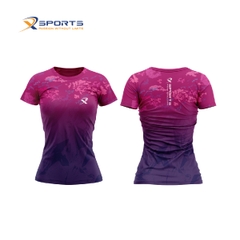 Áo chạy bộ nam nữ Tím mộng mơ MS368