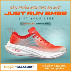 GIÀY CHẠY BỘ JUST RUN BM68 MÀU ĐỎ XANH