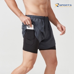 QUẦN CHẠY BỘ HAI LỚP LEGO DÀNH CHO NAM THOÁNG KHÍ MS206