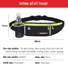 Túi đeo hông chạy bộ nam nữ Goodfit GF106RB