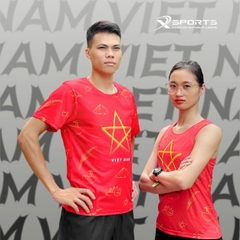 ÁO VIỆT NAM TỰ HÀO DÂN TỘC NAM NỮ MS327