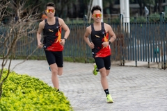 COMBO XFASTER 1:  ÁO BẢO LỮA + QUẦN BÓ CƠ ĐEN (TẶNG ĐAI CHẠY BỘ)