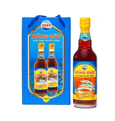 Nước Mắm PQ Hồng Đức - 35 Độ đạm - Chai 480ml - Hộp 2 chai