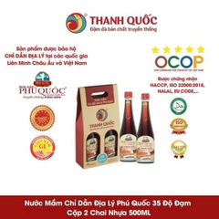 Nước mắm PQ Thanh Quốc - 35 Độ đạm - Hộp 2 Chai 500ml