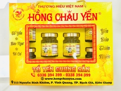3 Yến Nhân Sâm - 15g Tổ Yến Tươi / 1 Hủ - Bộ hộp quà 6 Hủ 70ml