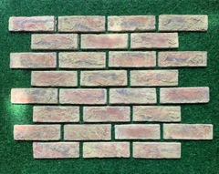 Gạch cổ ốp tường 6x19cm - màu vàng