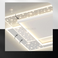 ĐÈN MÂM LED ỐP MICA 444/1100