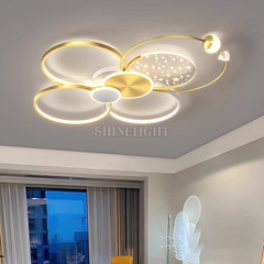ĐÈN MÂM LED ỐP 888 VÀNG