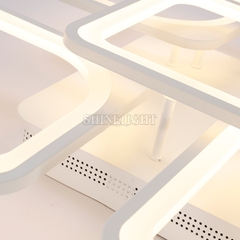 ĐÈN MÂM LED 8 CÁNH CHỮ NHẬT