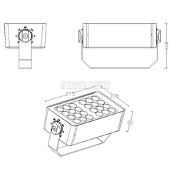 Đèn rọi cột SLWE