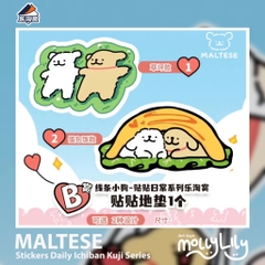 MALTESE Stickers Daily Ichiban Kuji Series