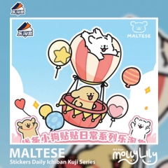 MALTESE Stickers Daily Ichiban Kuji Series