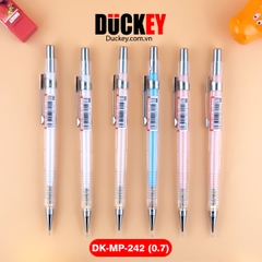Bút chì kim Duckey DK-MP-242 0.7mm thân nhựa trong suốt siêu nhẹ.