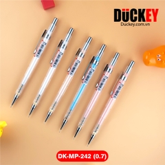 Bút chì kim Duckey DK-MP-242 0.7mm thân nhựa trong suốt siêu nhẹ.