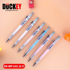 Bút chì kim Duckey DK-MP-242 0.7mm thân nhựa trong suốt siêu nhẹ.