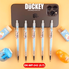 Bút chì kim Duckey DK-MP-242 0.7mm thân nhựa trong suốt siêu nhẹ.