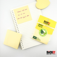 Giấy nhớ DUCKEY 100 tờ 76x76mm màu vàng chất lượng cao DK-NT-171