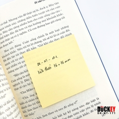 Giấy nhớ DUCKEY 100 tờ 76x76mm màu vàng chất lượng cao DK-NT-171