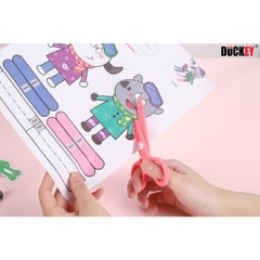 KÉO THỦ CÔNG BẰNG NHỰA AN TOÀN CHO BÉ. CHUẨN THƯƠNG HIỆU DUCKEY. MÃ: XJY-2012