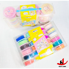 Đất nặn khô Light Clay DUCKEY. Đất nặn khô XJY-9923 24màu.