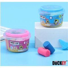 Đất nặn 8 màu DUCKEY. Đất nặn XJY-155 - Làm từ bột mì - An toàn cho người sử dụng.
