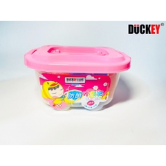 Đất nặn 24 màu (390g) DUCKEY, Bộ đất nặn XJY-567 có dụng cụ nặn đi kèm - Làm từ bột mì - An toàn cho bé