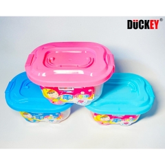 Đất nặn 24 màu (390g) DUCKEY, Bộ đất nặn XJY-567 có dụng cụ nặn đi kèm - Làm từ bột mì - An toàn cho bé