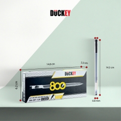 Bút Nước Gel DUCKEY DK-GP-120 0.5mm – Mực Lớn 800m, Ngòi Kim Siêu Trơn, Viết Mượt