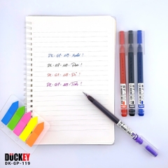 Bút Nước Gel DUCKEY DK-GP-119 0.5mm – Mực Lớn 2000m, Ngòi ST Tiên Tiến, Viết Siêu Trơn