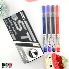 Bút Nước Gel DUCKEY DK-GP-119 0.5mm – Mực Lớn 2000m, Ngòi ST Tiên Tiến, Viết Siêu Trơn