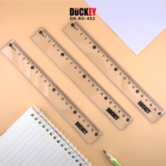 Thước kẻ nhựa 15cm,20cm Duckey RU-401 – Mềm dẻo, bền đẹp, an toàn cho học sinh