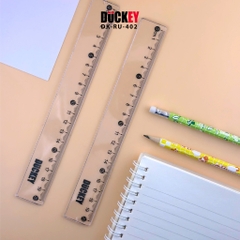 Thước kẻ nhựa 15cm,20cm Duckey RU-401 – Mềm dẻo, bền đẹp, an toàn cho học sinh