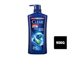 Dầu Gội Clear Men Mát Lạnh Bạc Hà 900G