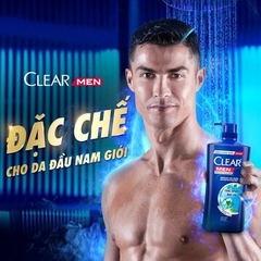 Dầu Gội Clear Men Mát Lạnh Bạc Hà 900G