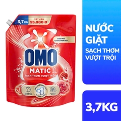 Nước giặt OMO Matic cửa trên sạch sâu vượt trội túi 3.7kg