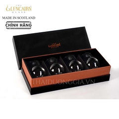 Bộ 4 ly uống rượu mạnh whisky cao cấp 200ml Glencairn Anh Quốc – Hộp bảo quản