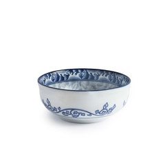 Bát, tô bún chả 15cm sứ hoa văn cao cấp Hàn Quốc Sambo MD-021