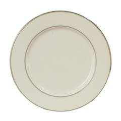 Đĩa nhỏ trắng sứ tro xương viền bạc Hàn Quốc Haengnam