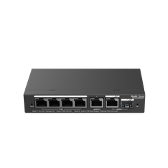 Switch PoE Ruijie RG-ES206GS-P (4 PoE Gigabit, 2 uplink Gigabit, SFP, 54W)