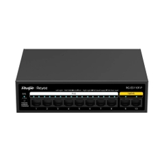 Switch PoE Ruijie RG-ES110F-P (8 PoE, 2 uplink, 110W)