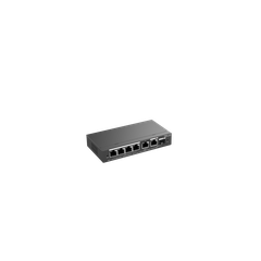 Switch PoE Ruijie RG-ES206GS-P (4 PoE Gigabit, 2 uplink Gigabit, SFP, 54W)