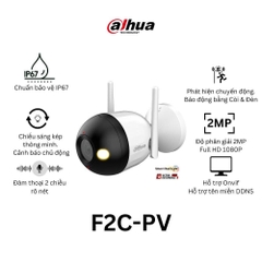 Camera DAHUA DH-F2C-PV (Wifi thân 2MP, Loa mic)
