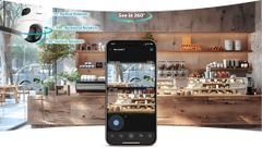 Camera DAHUA DH-H3D-3F (Quay quét wifi 2 mắt x 3MP)
