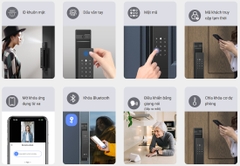Khóa cửa điện tử EZVIZ DL50FVS (APP, Khuôn mặt, vân tay, mật mã, chìa cơ)