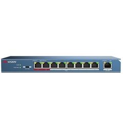 Switch PoE Hikvision DS-3E0109P-E(C) (8 PoE, 1 uplink, 100W)