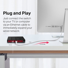 Switch chia mạng Mercusys MS108G (8 cổng Gigabit)